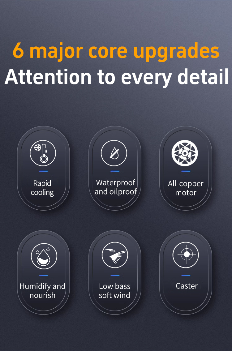 ST-1700 evaporative cooling fan Six key features ST-1700 evaporative cooling fan Six key features