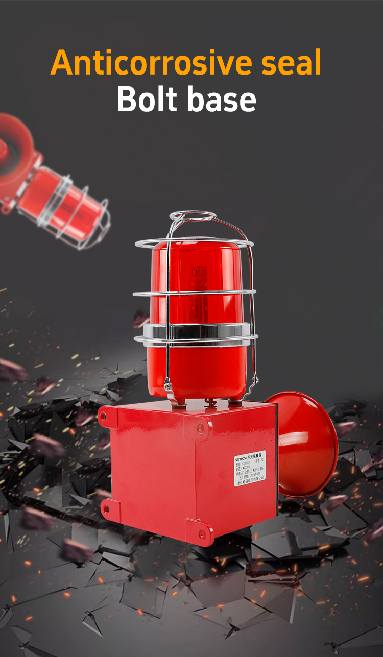 STSG-02 audio-visual alarm device sign STSG-02 audio-visual alarm device sign