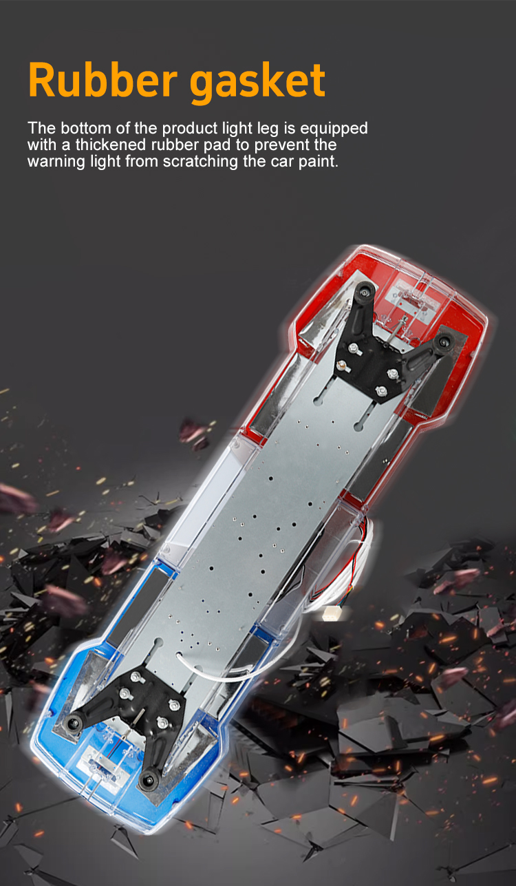 STBD-3000 roof warning light Bottom image STBD-3000 roof warning light Bottom image