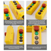 Driving Button Switch K-type Voltage Loss Protection Button Switch Trip Button Switch