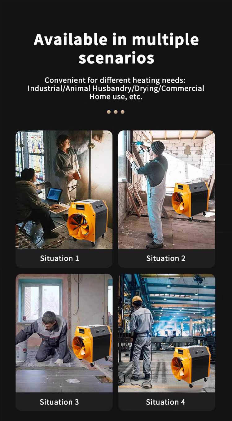 DR series high-power industrial electric heater Applicable Environment