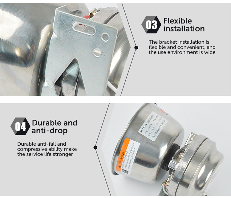 SNTOOM TS300-N stainless steel horn detail drawing2