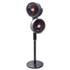 Remote Control Timing Floor Silent Strong Large Vertical Turbine Double Head Air Circulation Convection Fan