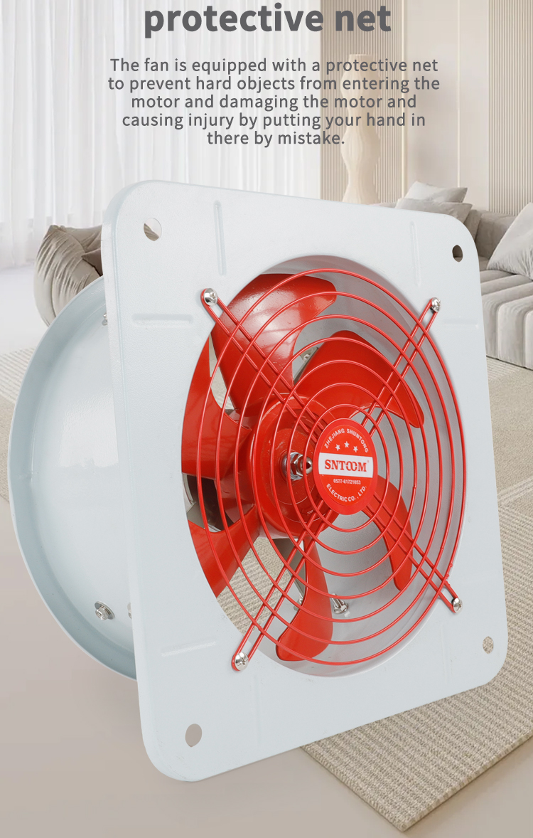 12-28 inch energy-saving and low-noise BFAG explosion-proof pneumatic axial flow fan