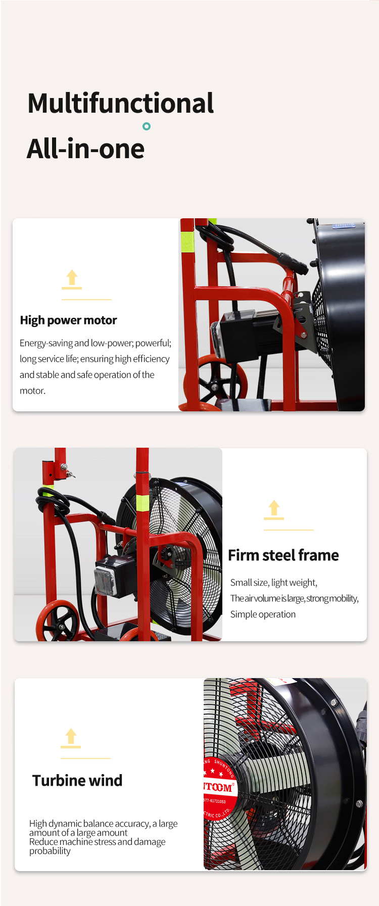 Battery-powered mobile smoke extravtor Product details