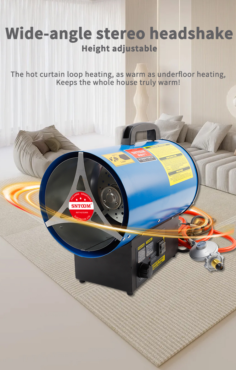 MGQ series industrial heaters rear view