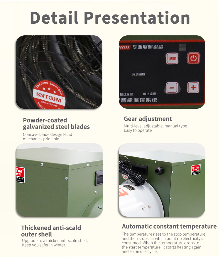 STCBF-10 Explosion-proof Fan Heater detail drawing