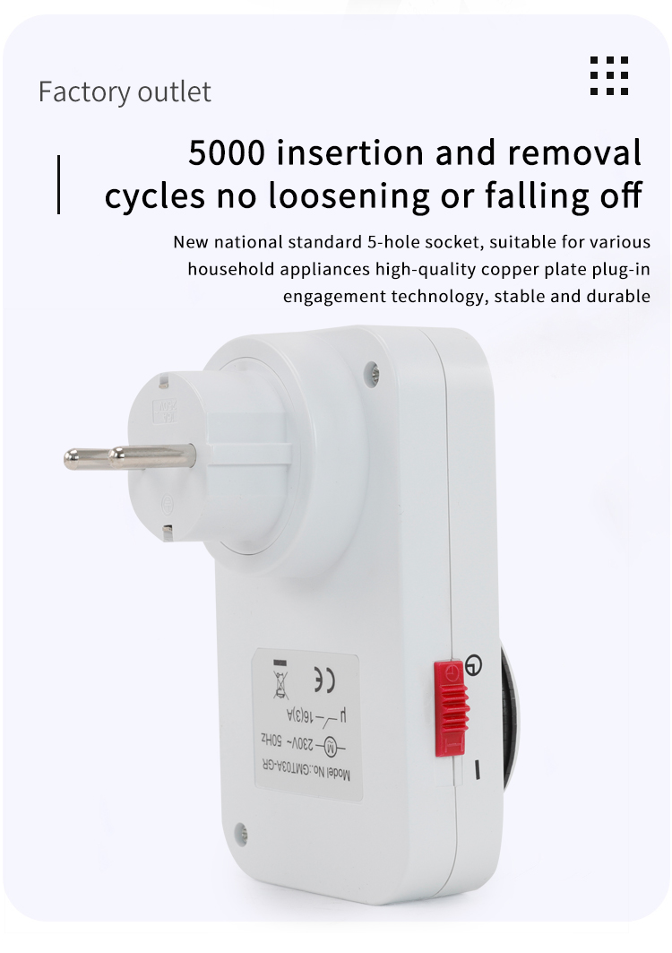 24h British Mechanical Timer for Home