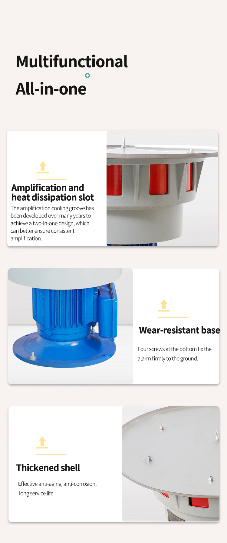JDL electric air defense alarm