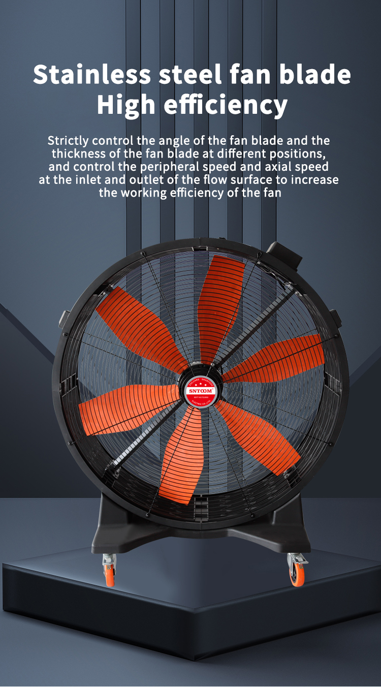 Stainless steel fan blade