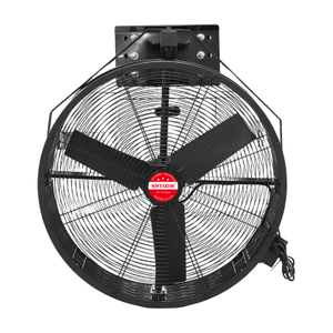 YT series black wall mounted permanent magnet fan