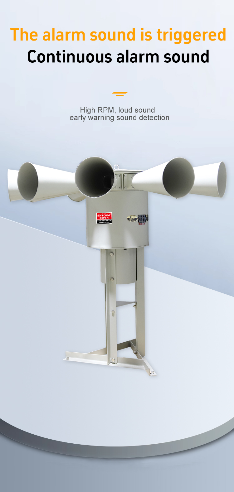 LK-STH10B large electric alarm horn front view