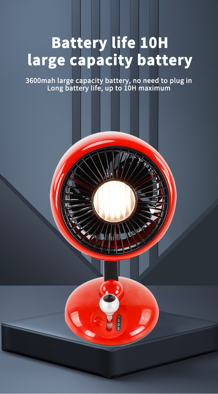 Q3 desk fan front view