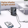 Multi-Functional Household Power Strip Lightning Protection Surge Resistance Extension Board US Plug Standard ABS Socket Strip