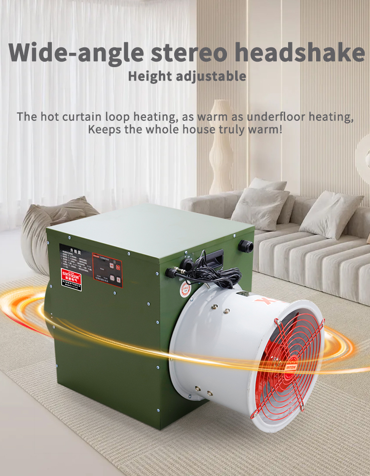 STCBF-10 Explosion-proof Fan Heater left view