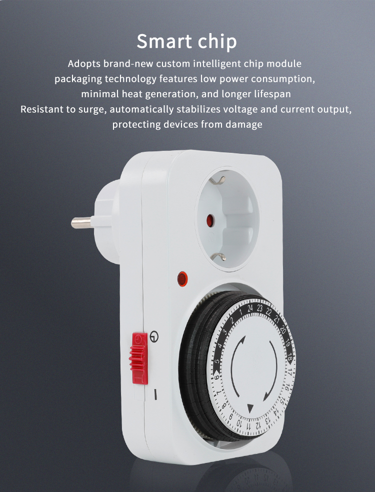 24h British Mechanical Timer for Home