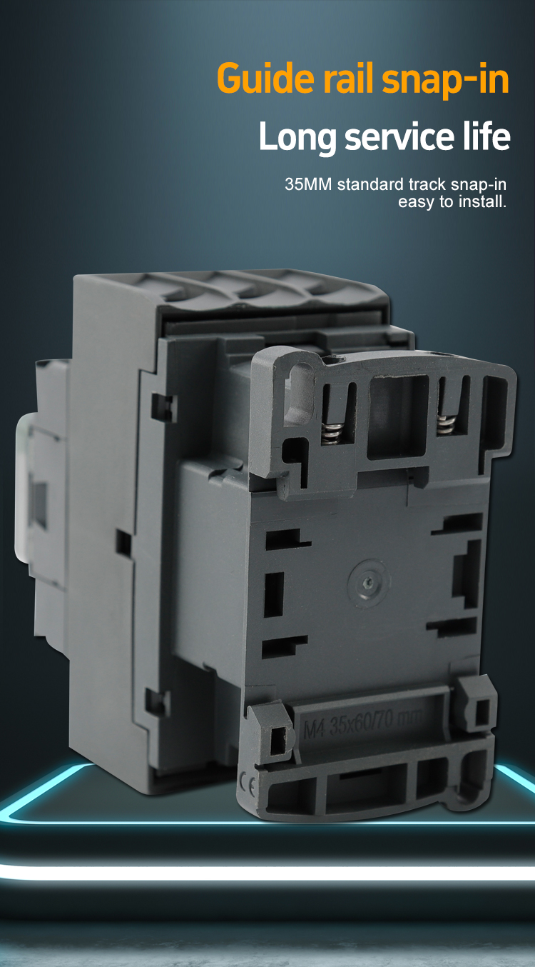 Guide rail snap-inLong service life