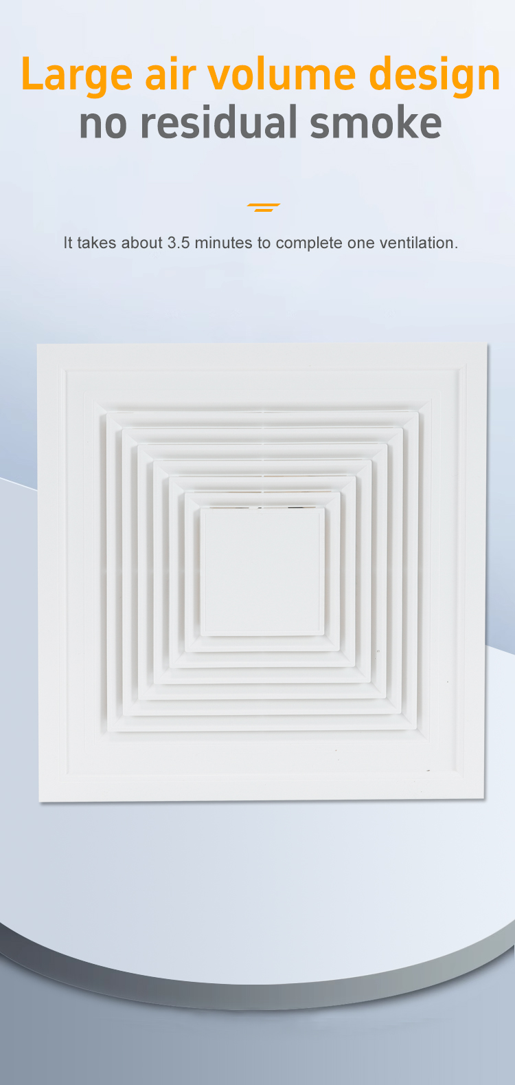 1200W Window Fan Product Diagram