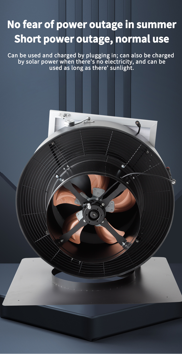 solar power fan wind blade