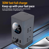 Multi-Functional Household Power Strip Lightning Protection Surge Resistance Extension Board US Plug Standard ABS Socket Strip