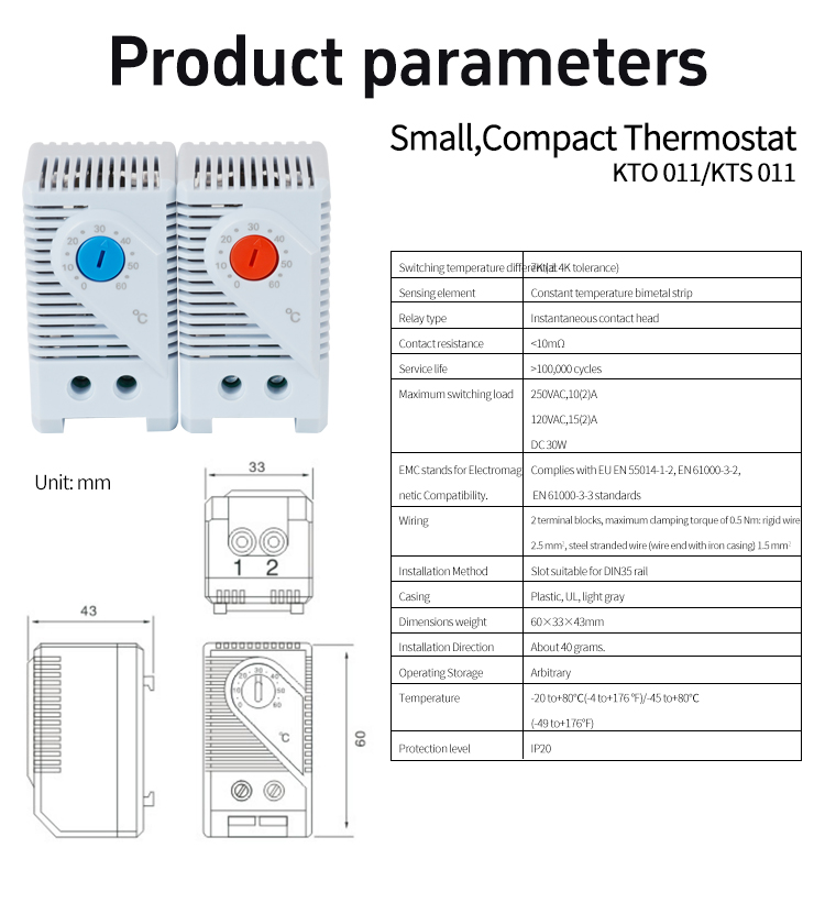 FKO 011,FKS 011 parameter table