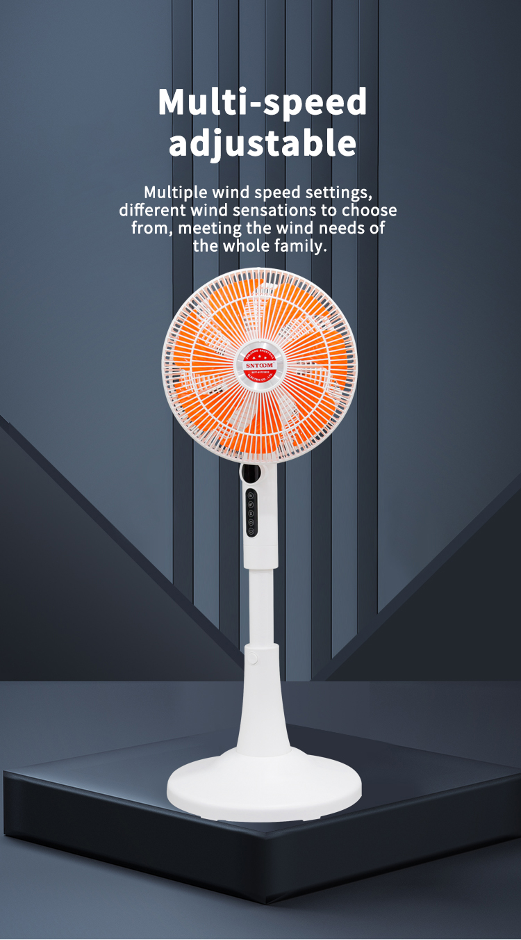 ST360-002DC dual head fan front view