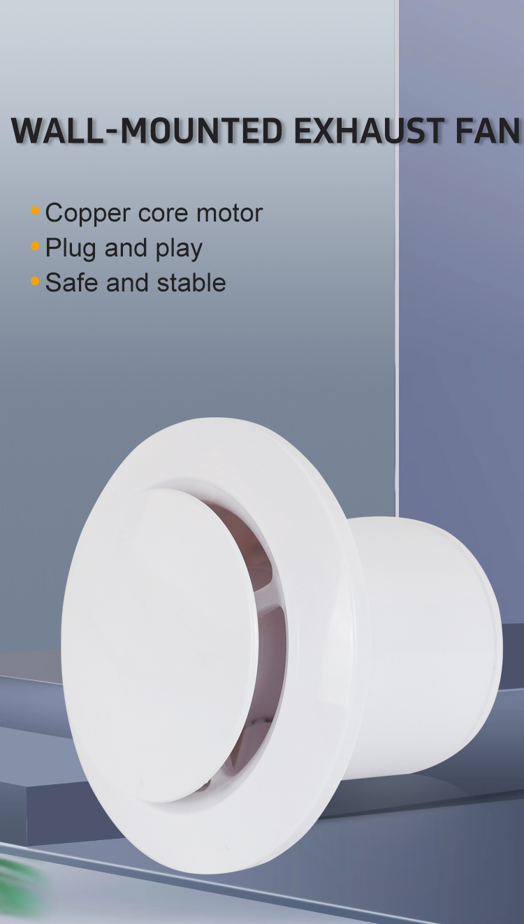 Wall mounted ventilation fan product diagram