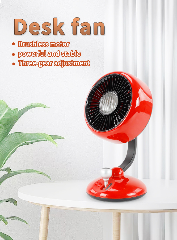 Q3 desk fan side view