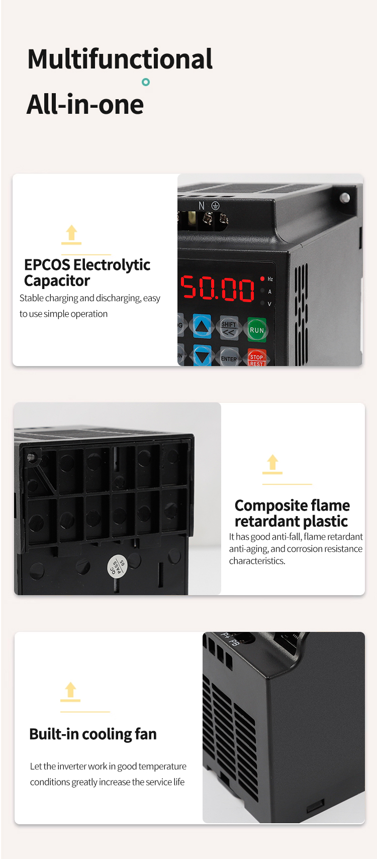 780 series Overloaded vector inverter detail drawing