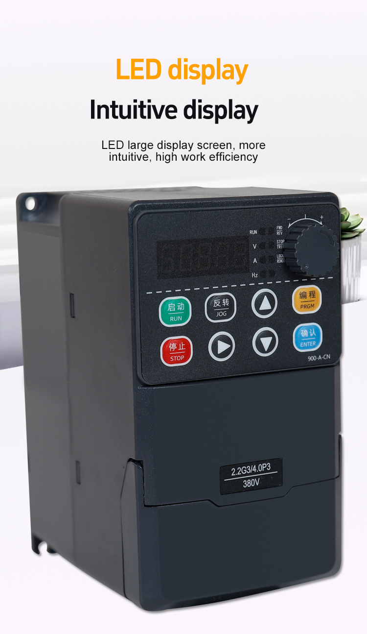 900 series frequency converter left view