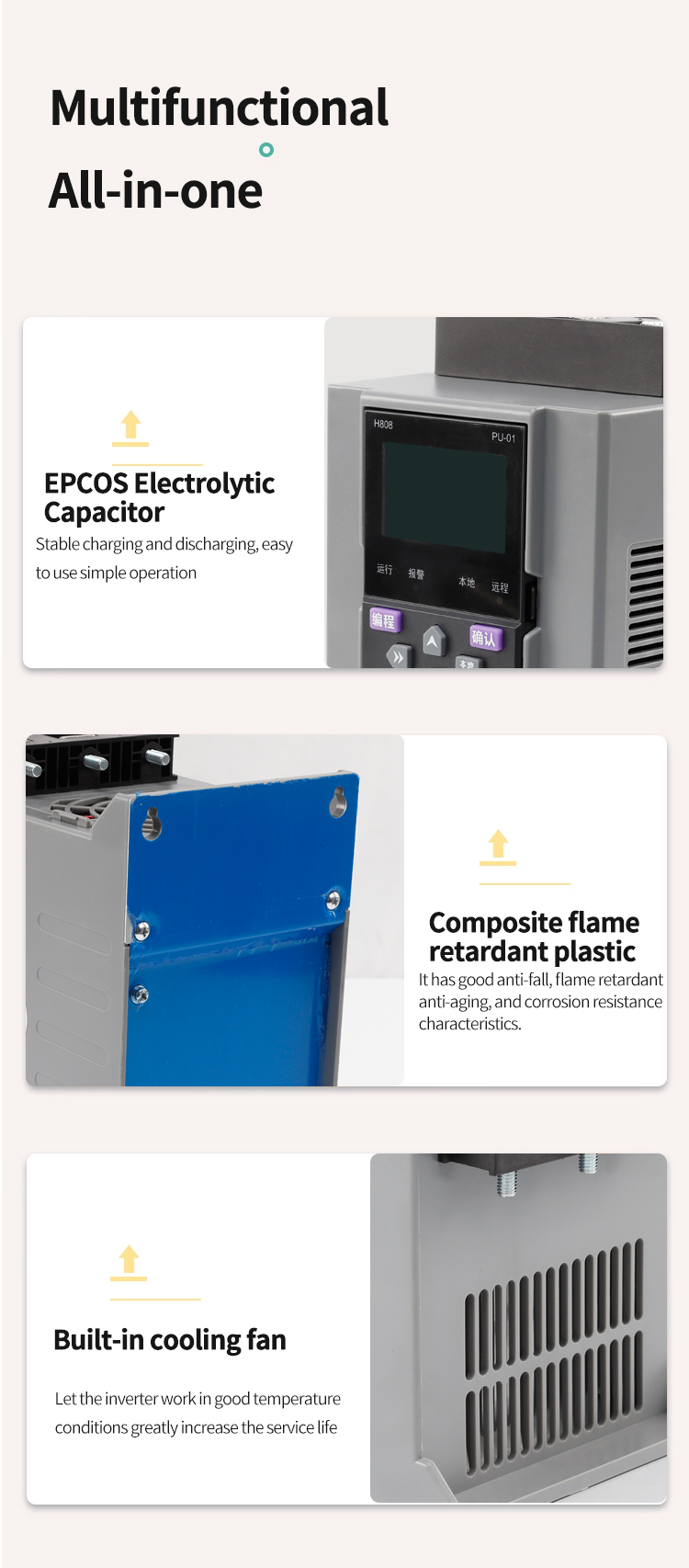 U08 series intelligent motor soft starter detail drawing