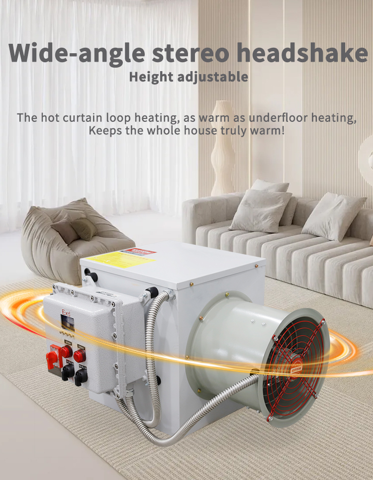 EXDSWK-5 Explosion-proof Electric Heater left view