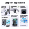 Multi-Functional Household Power Strip Lightning Protection Surge Resistance Extension Board US Plug Standard ABS Socket Strip
