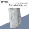 Galvanized Iron Wall Switch Socket Concealed Bottom Box Electronics & Instrument Enclosures Junction Box