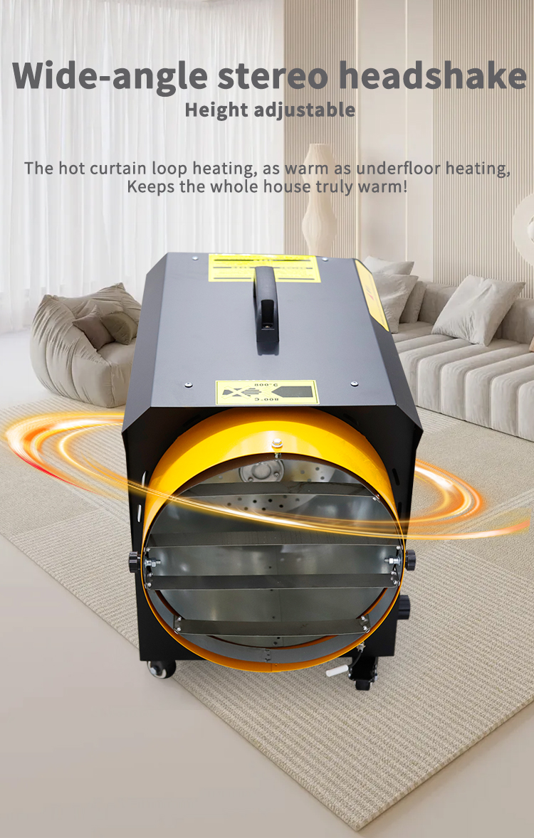 MGQ series warm air heaters front view