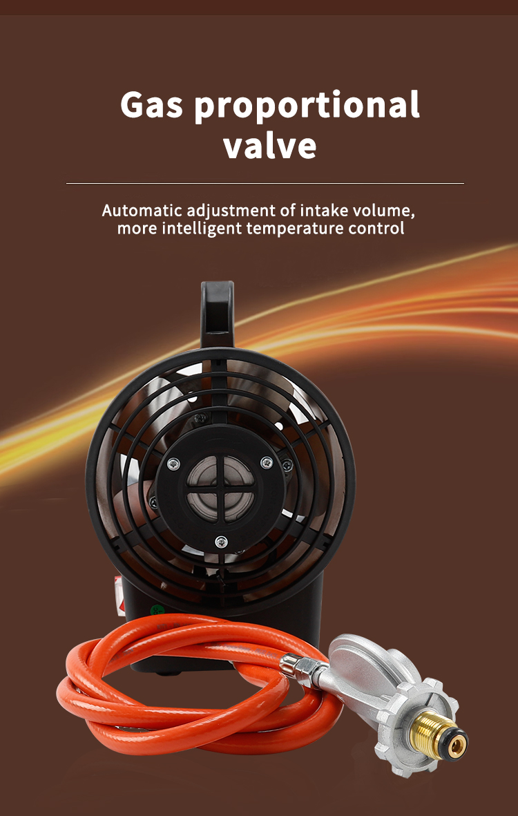 Q12 Industrial gas heater front view