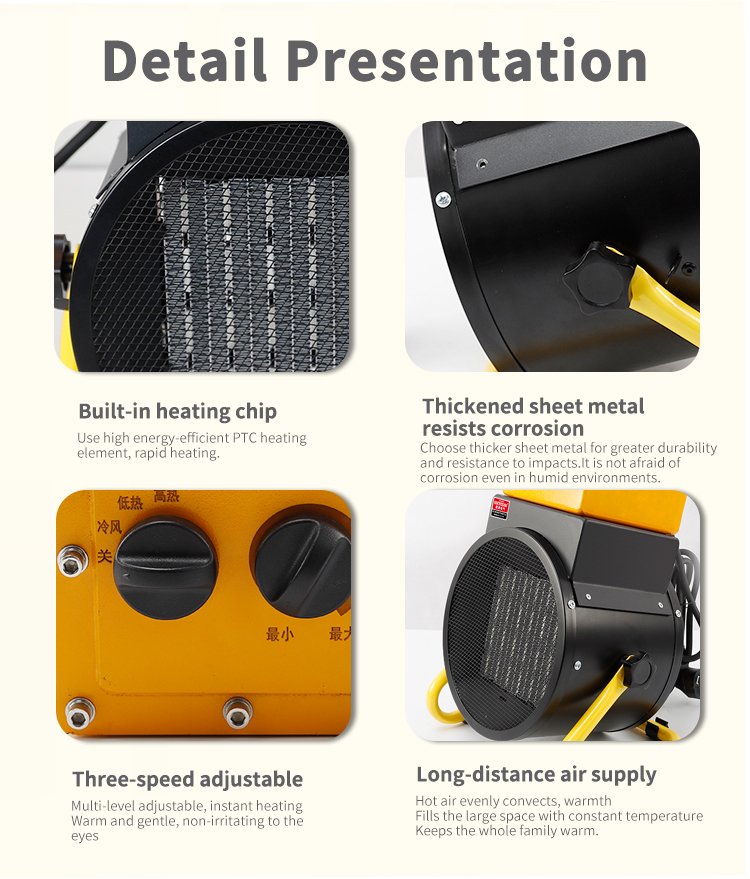ST-2EX-LD (T) Explosion proof Warm Air Heater detail drawing