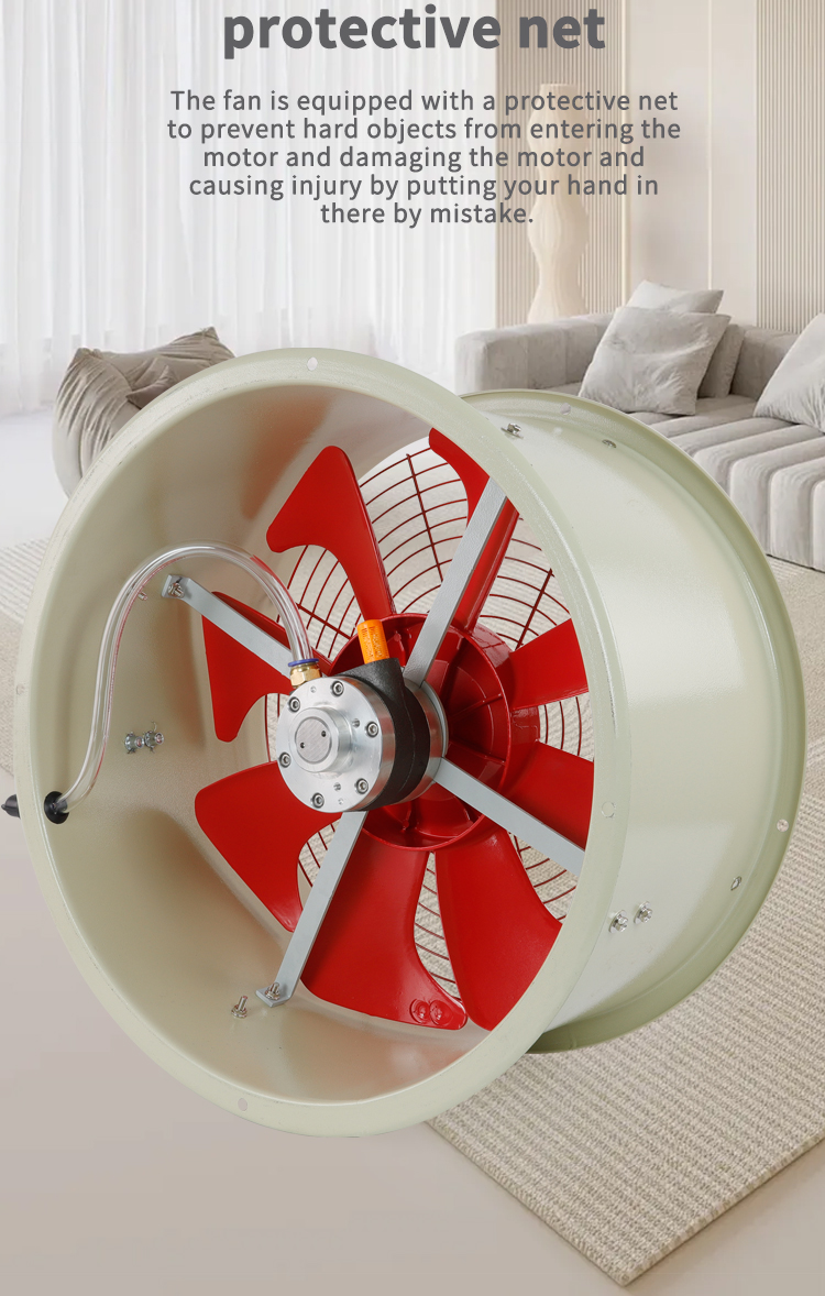 CBF explosion-proof pneumatic axial flow fan