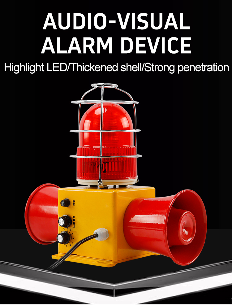 STSG-22 Dual HornSingle Horn audio-visual alarm left view