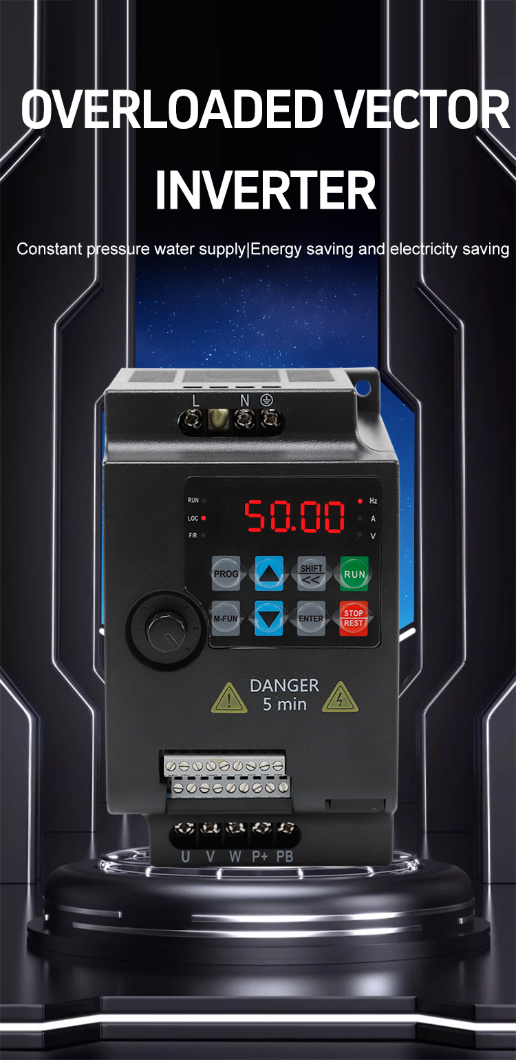 780 series Overloaded vector inverter front view