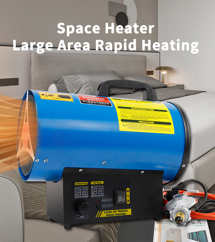 MGQ series industrial heaters left view