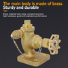 Thickened Shell Strong Sealing American Drain Valve Brass Material Wear-Resistant Durable Long Service Life