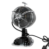 Vintage Aircraft Head Electric Fan Three Gear Speed Antique Desktop Fan Shaking Head Home Decoration Desk Fan Brushless Motor