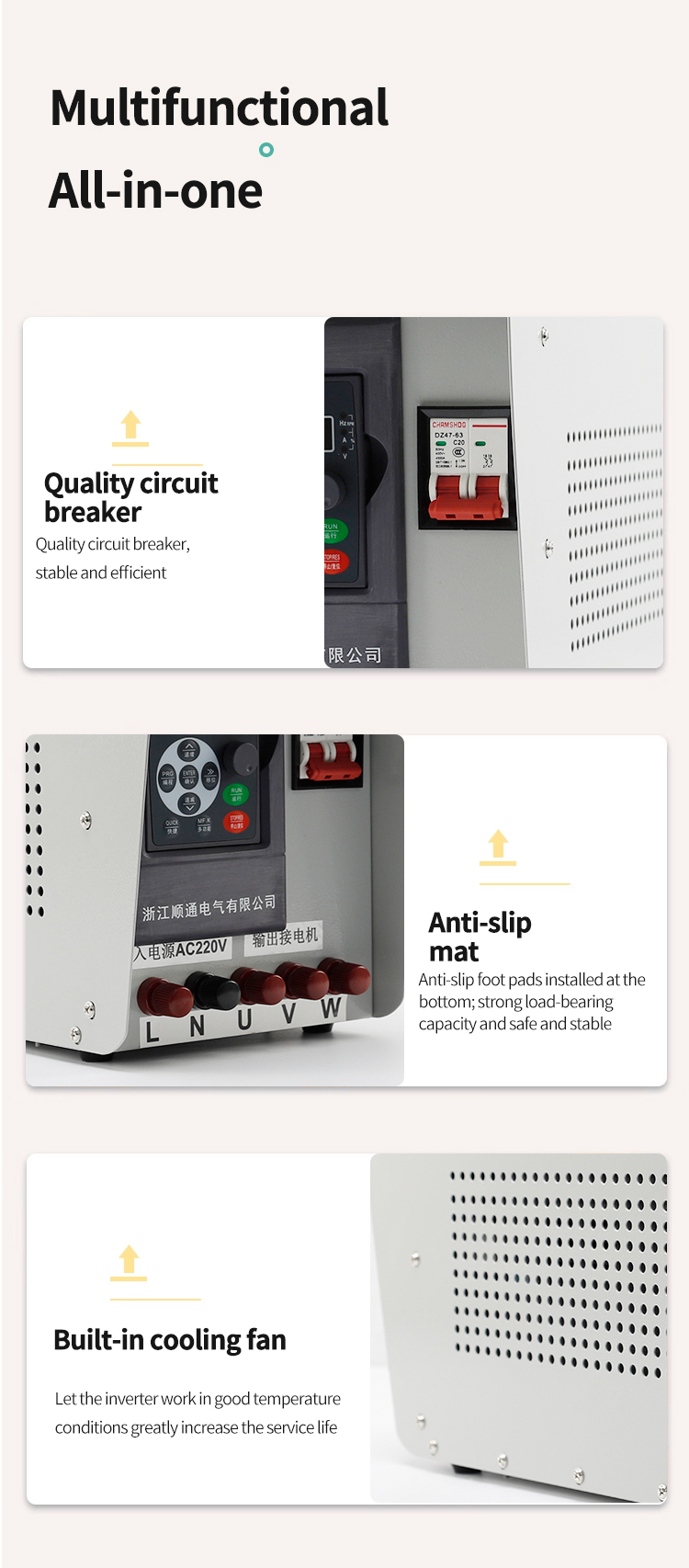 Blender-specific Converter Transformer Multifunctional frequency converter