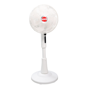 ST360-002DC white dual-headed 360-degree cruise electric fan