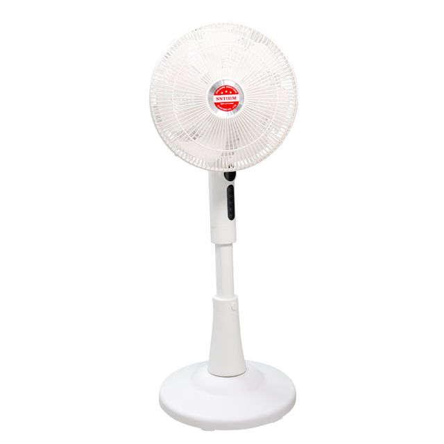 ST360-002DC white dual-headed 360-degree cruise electric fan