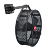 YT series black wall mounted permanent magnet fan
