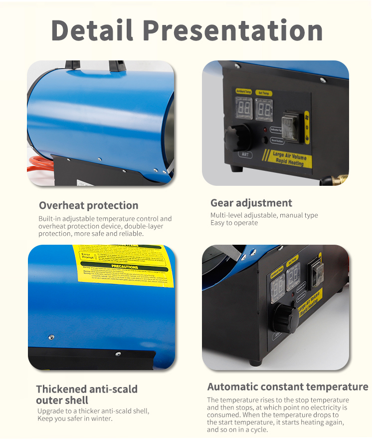 MGQ series industrial heaters detail drawing