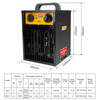 Small and portable household overheat protection intelligent constant temperature heater