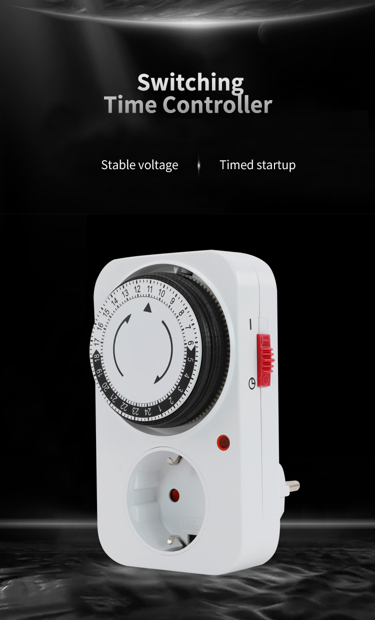 24h British Mechanical Timer for Home